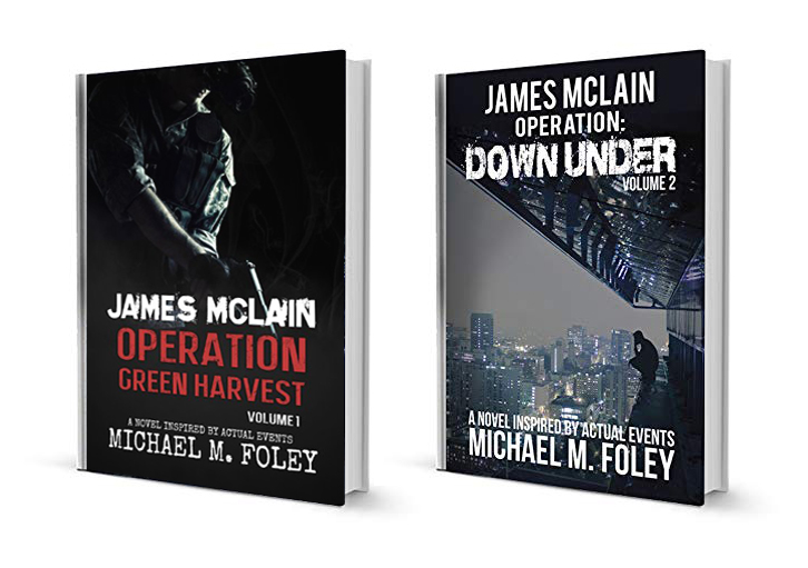 Volumes 1 and 2 of the James McLain series